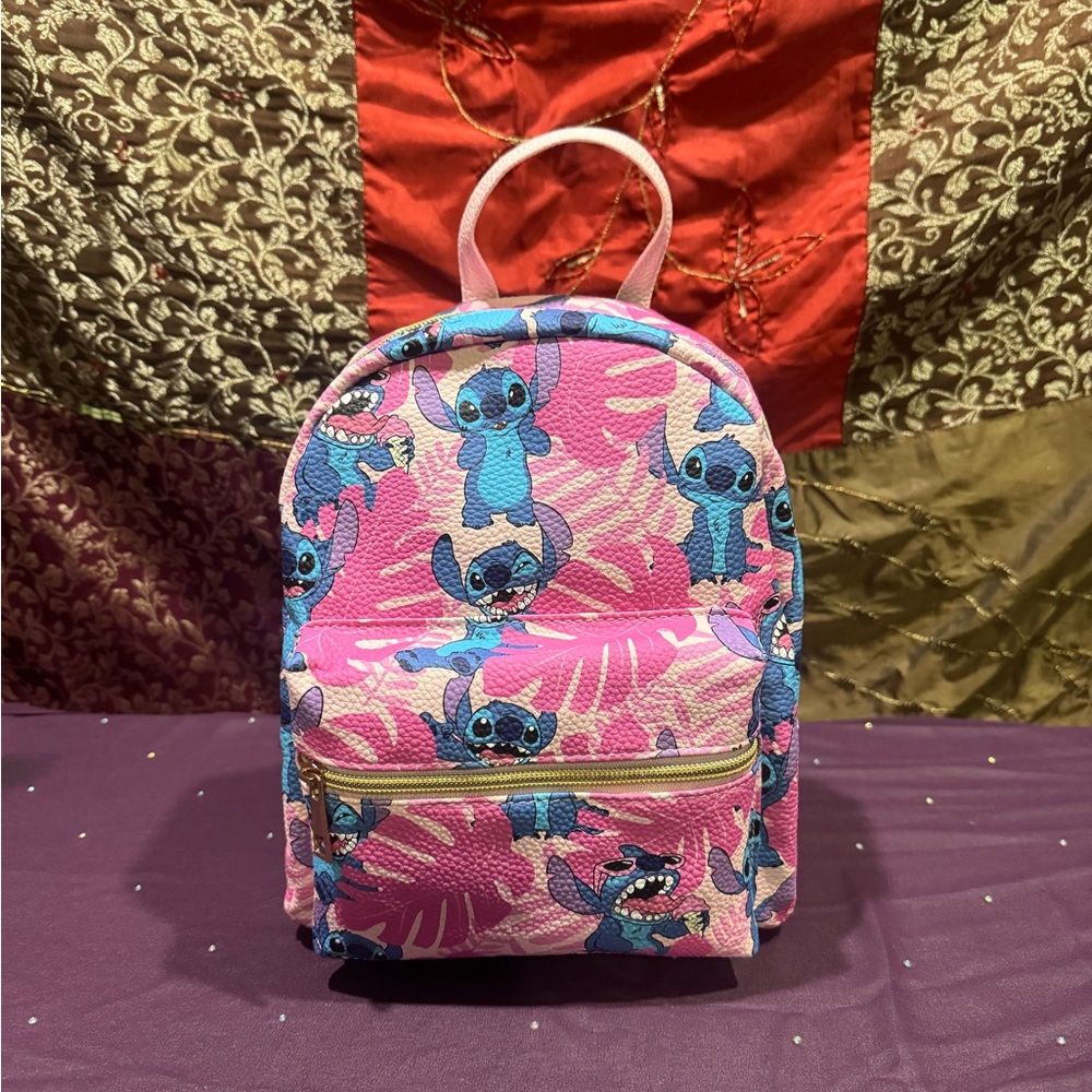 Disney Pink and Blue Stitch Mini Bag